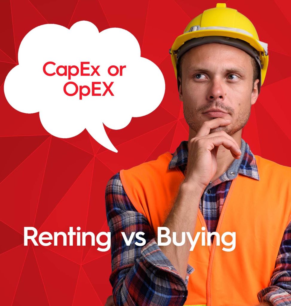 renting vs buying equipment