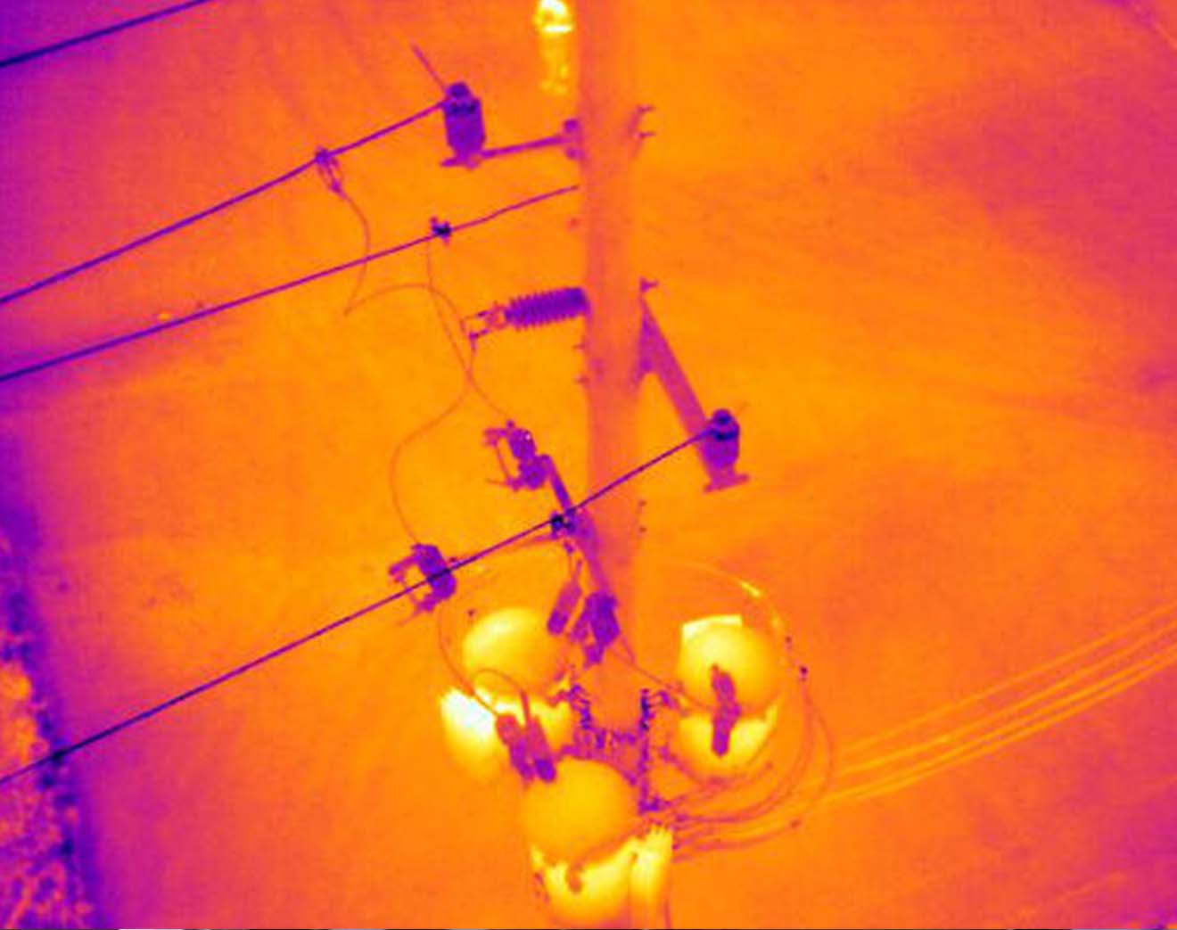Mapping thermal inspection