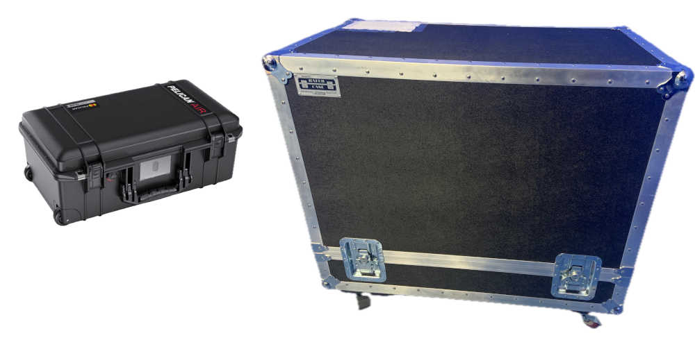 Transit cases for moving models